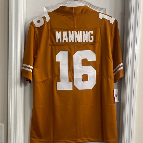 Nike Manning NIL Texas Jersey - Burnt Orange and White - Picture 6 of 10